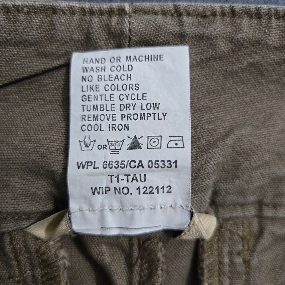 Woolrich Capri Pants Women 4 Brown Mid Rise Straight Leg Ankle Slit - Picture 8 of 12